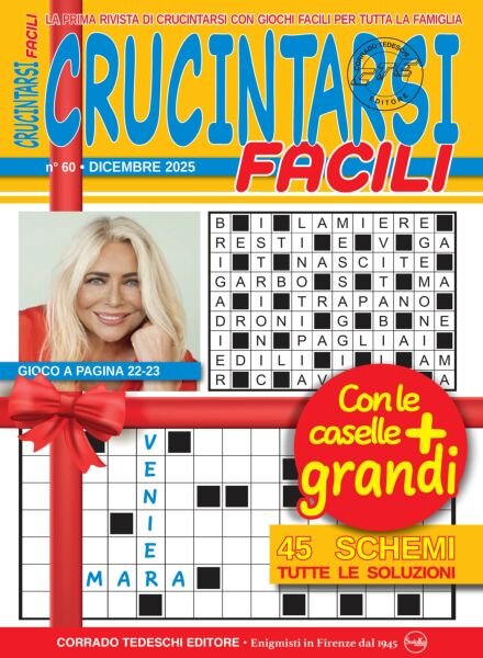 Crucintarsi Facili – Dicembre 2025 Cover