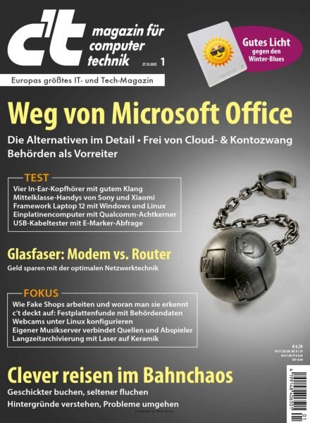 c’t Magazin – 27 Dezember 2025 Cover