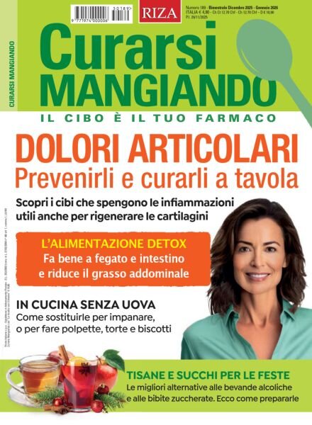 Curarsi Mangiando – Dicembre 2025 – Gennaio 2026 Cover