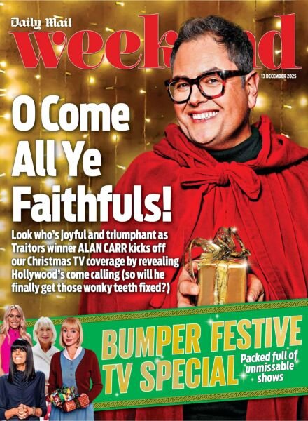 Daily Mail Weekend Magazine – 13 December 2025 Cover
