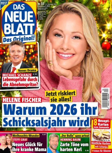 Das Neue Blatt – 23 Dezember 2025 Cover