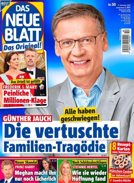 Das Neue Blatt – 3 Dezember 2025 Cover