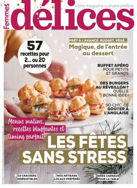 Delices de Femmes d’Aujourd’hui – Decembre 2025 Cover