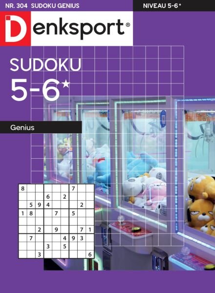 Denksport Sudoku 5-6 genius – 27 November 2025 Cover