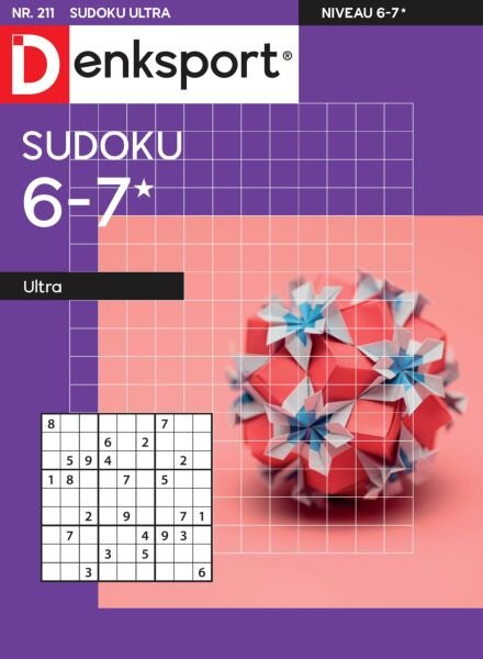 Denksport Sudoku 6-7 ultra – 27 November 2025 Cover