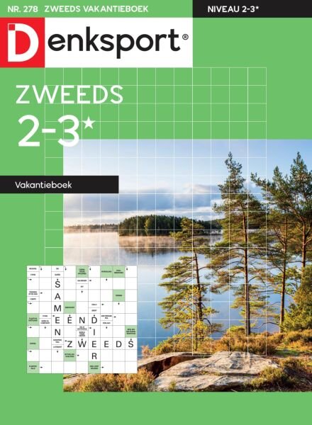 Denksport Zweeds 2-3 vakantieboek – 27 November 2025 Cover
