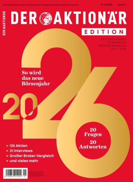 Der Aktionar Edition – Nr 01 2026 Cover