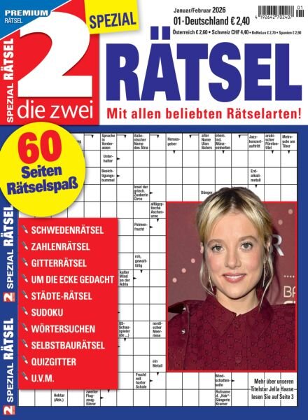 Die 2 Spezial Ratsel – Januar 2026 Cover