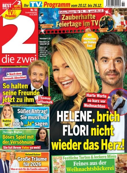 Die Zwei – 13 Dezember 2025 Cover
