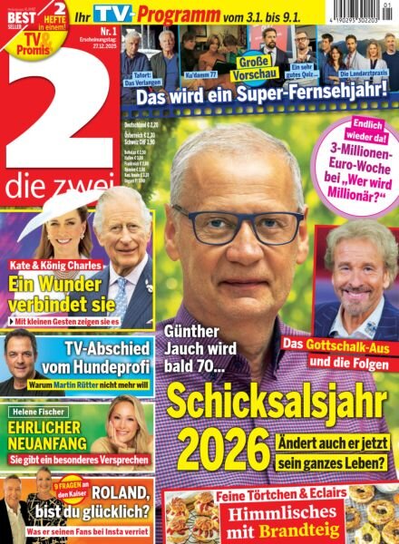 Die Zwei – Nr 1 2026 Cover