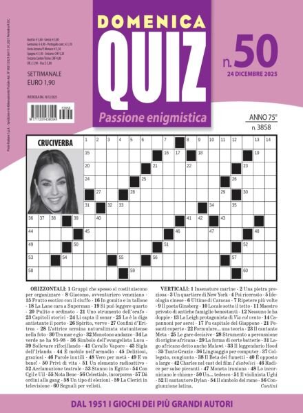 Domenica Quiz – 24 Dicembre 2025 Cover