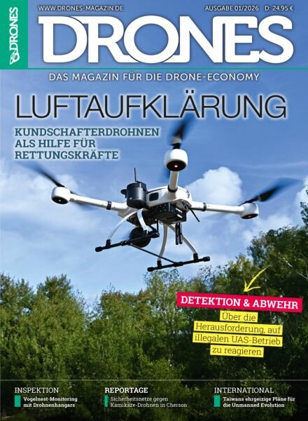 Drones – Dezember 2025 Cover