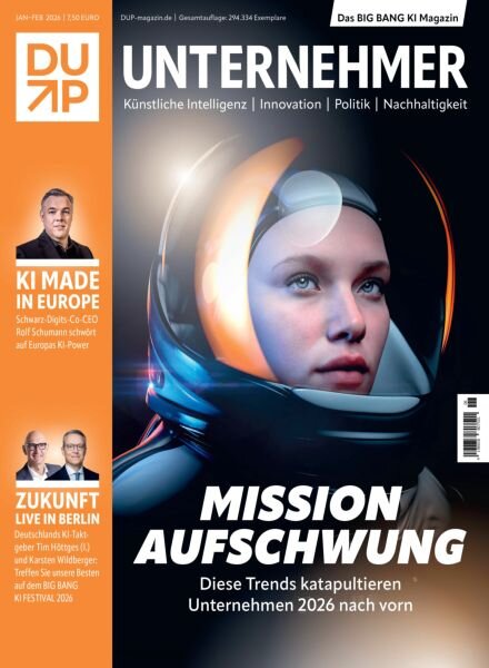 DUP Unternehmer-Magazin – Dezember 2025 Cover