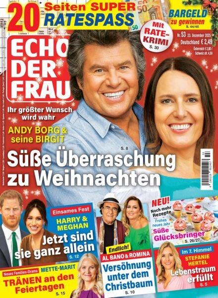 Echo der Frau – 23 Dezember 2025 Cover