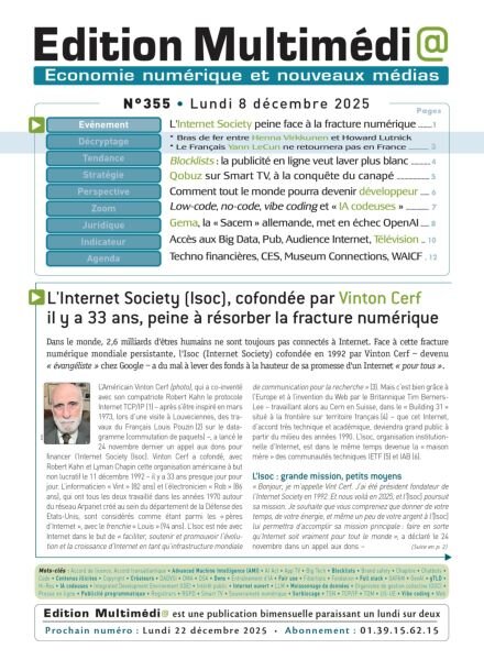 Edition Multimedia – 8 Decembre 2025 Cover