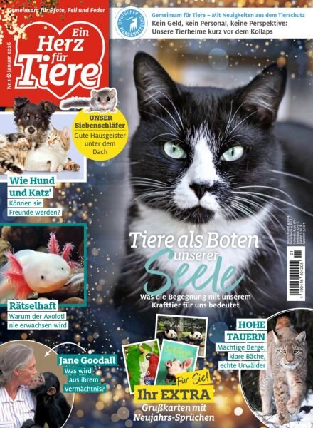 Ein Herz fur Tiere – Januar 2026 Cover