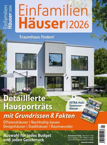Einfamilien Hauser – 2026 Cover