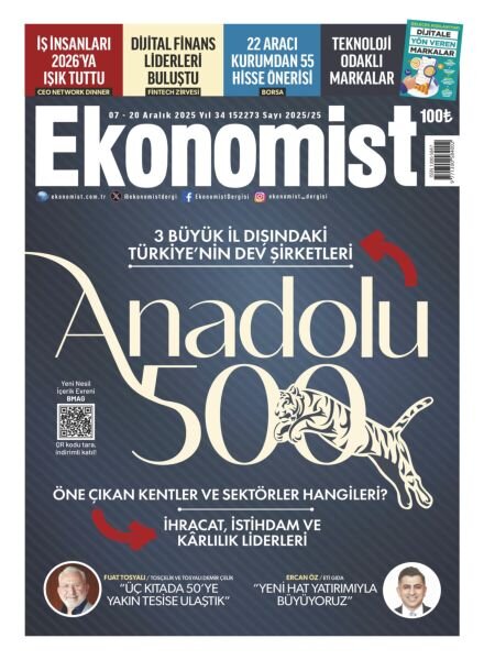 Ekonomist Turkiye – 7 Aralik 2025 Cover