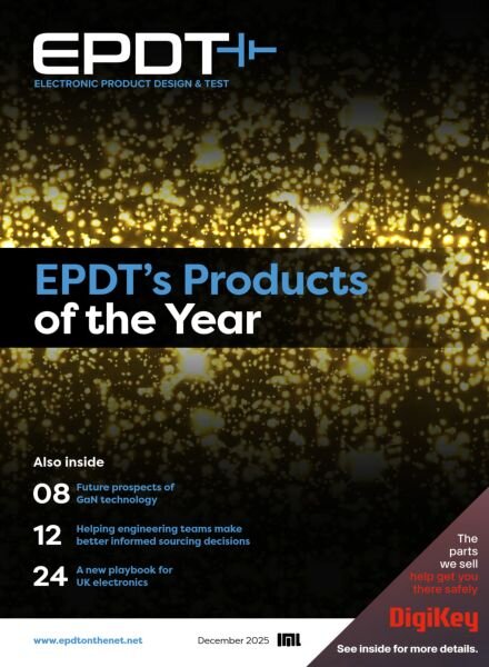 Electronic Product Design & Test – December 2025 Cover