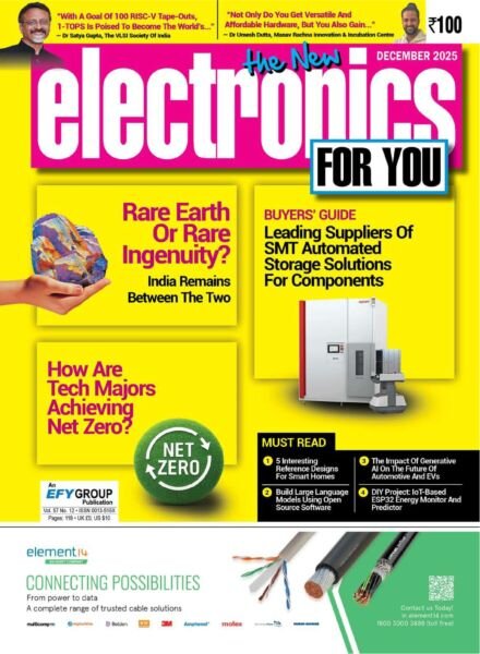 Electronics For You – December 2025 Cover
