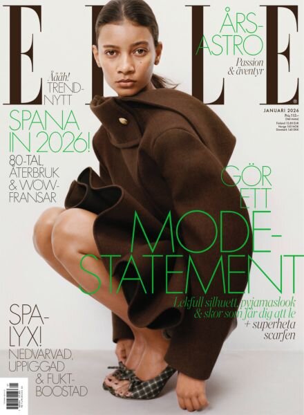 Elle Sverige – Januari 2026 Cover