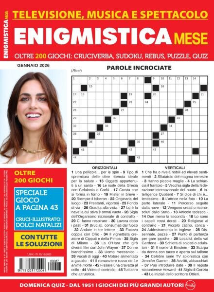 Enigmistica Mese – Gennaio 2026 Cover