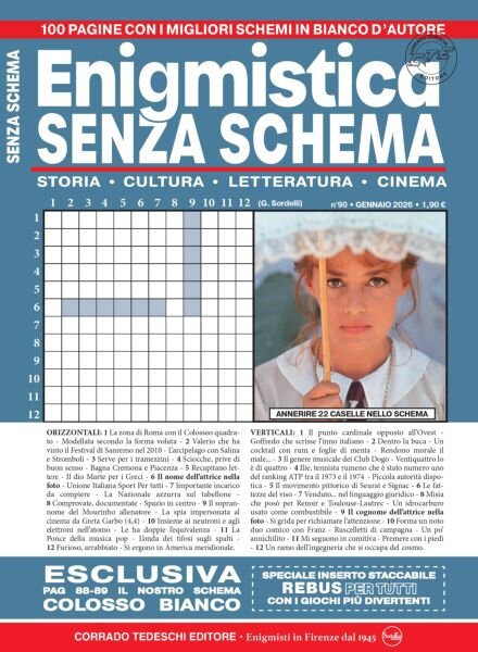 Enigmistica Senza Schema – Gennaio 2026 Cover