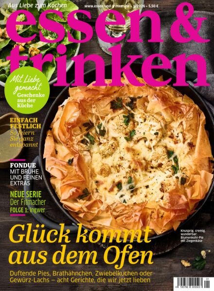 Essen & Trinken – Januar 2026 Cover