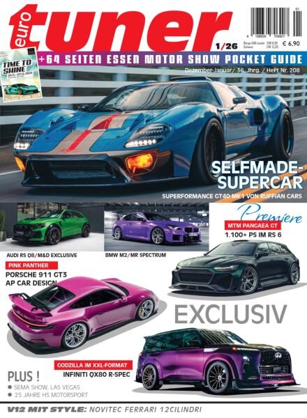 Eurotuner – Dezember 2025 – Januar 2026 Cover