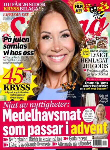 Expressen SOndag – 29 November 2025 Cover