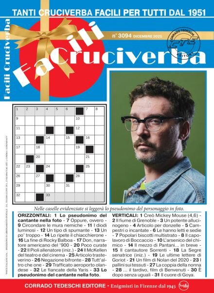 Facili Cruciverba – Dicembre 2025 Cover