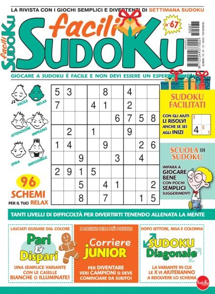 Facili Sudoku – Dicembre 2025 Cover