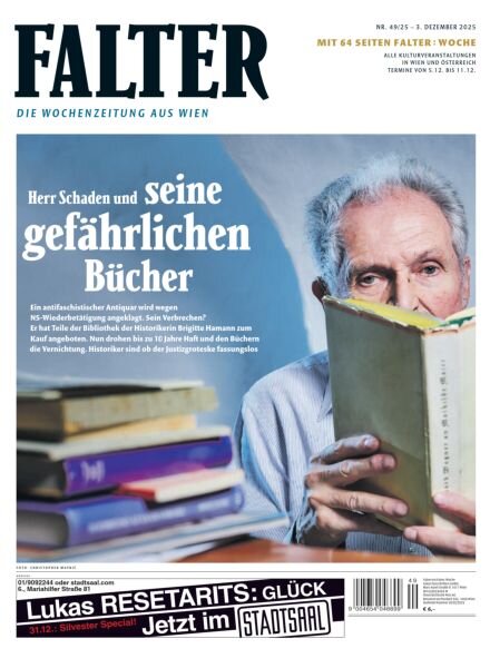 Falter – 3 Dezember 2025 Cover