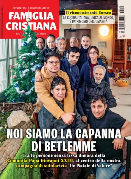 Famiglia Cristiana – 21 Dicembre 2025 Cover