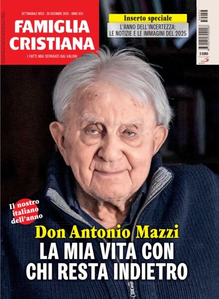 Famiglia Cristiana – 28 Dicembre 2025 Cover
