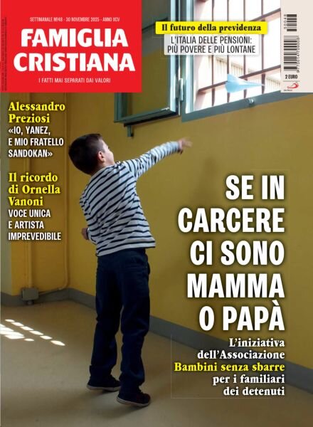 Famiglia Cristiana – 30 Novembre 2025 Cover