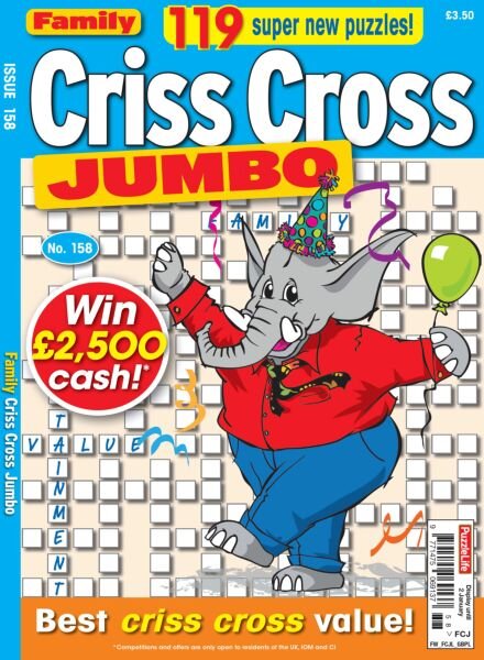 Family Criss Cross Jumbo – December 2025 Cover