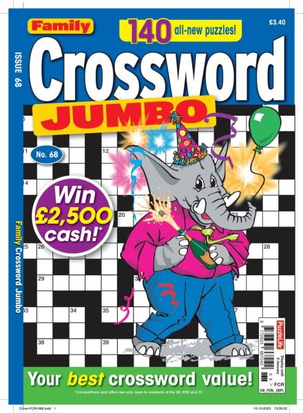 Family Crossword Jumbo – December 2025 Cover