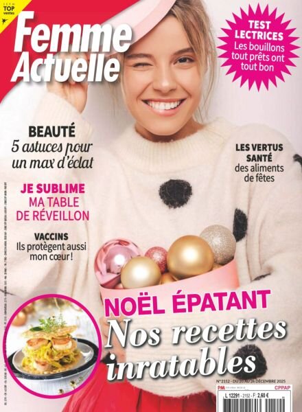 Femme Actuelle – 20 Decembre 2025 Cover