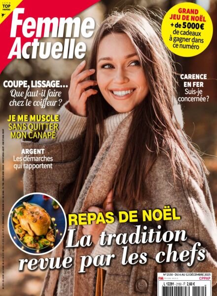 Femme Actuelle – 6 Decembre 2025 Cover