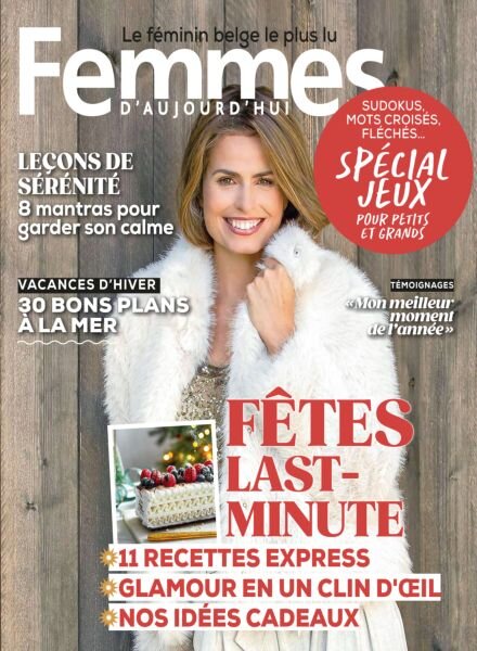 Femmes D’Aujourd’Hui – 18 Decembre 2025 Cover