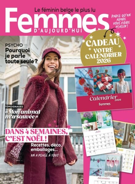 Femmes D’Aujourd’Hui – 27 Novembre 2025 Cover