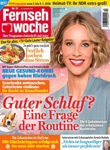 Fernsehwoche – 24 Dezember 2025 Cover