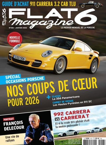 Flat 6 Magazine – Janvier 2026 Cover