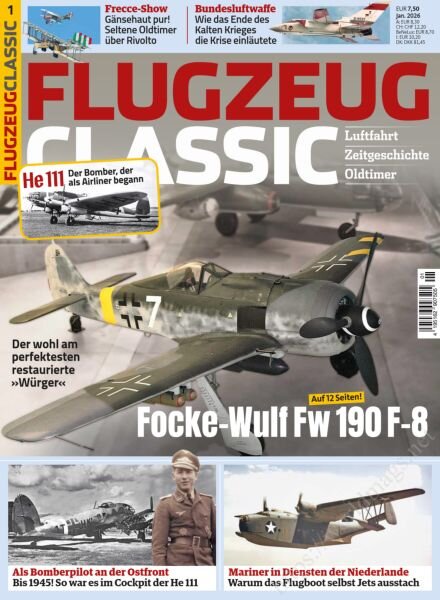 Flugzeug Classic – Januar 2026 Cover