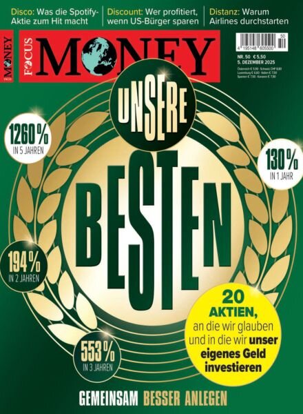 Focus Money – 5 Dezember 2025 Cover