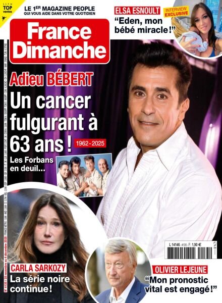 France Dimanche – 28 Novembre 2025 Cover