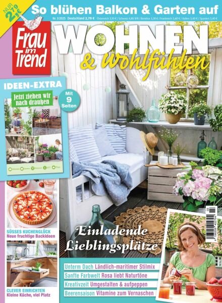 Frau im Trend Wohnen & Wohlfuhlen – Mai-Juni 2025 Cover