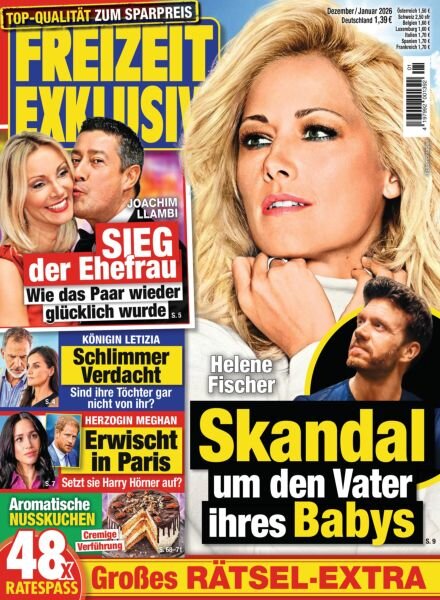 Freizeit Exklusiv – Dezember 2025 – Januar 2026 Cover