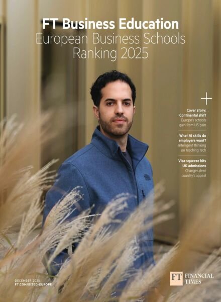 FT Business Education – European Business Schools Ranking 2025 Cover